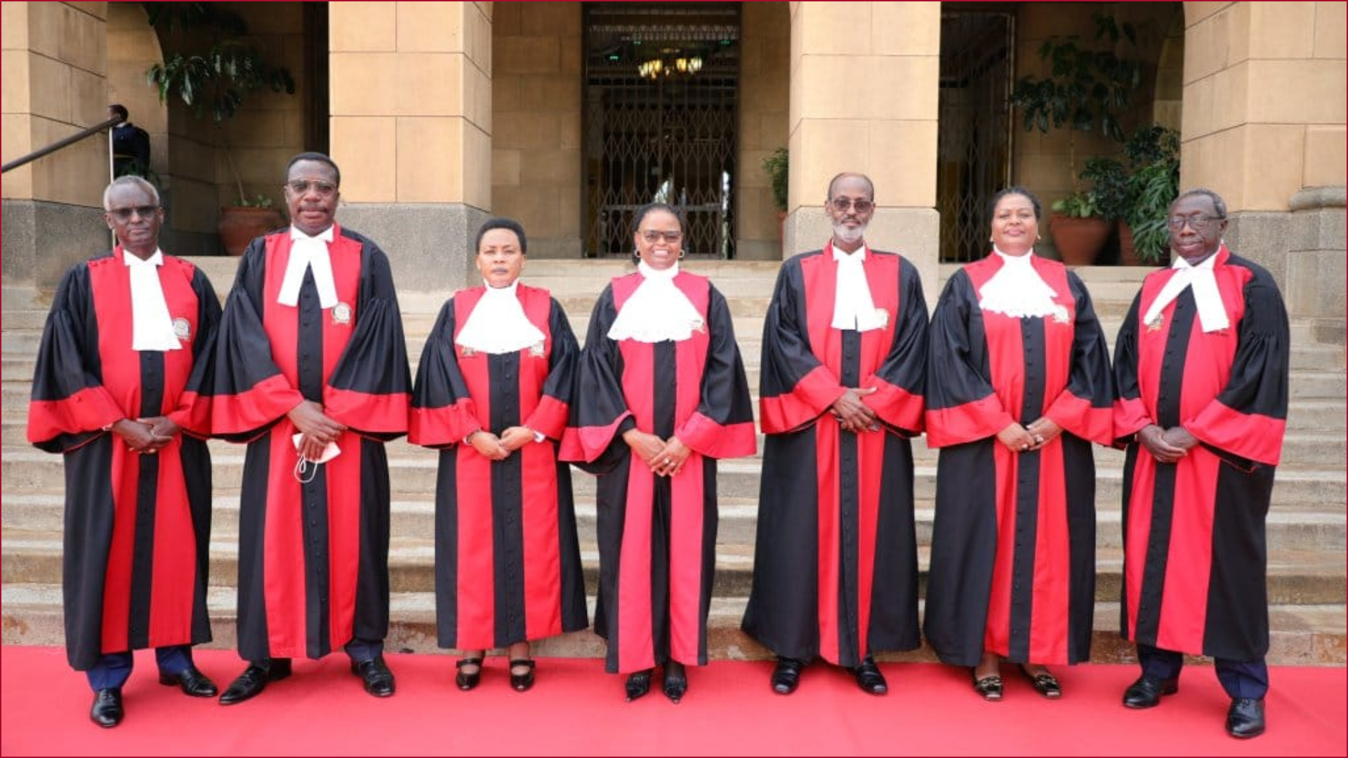 A file photo of Supreme Court judges.